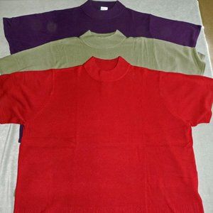 3 WOMEN'S 3X SAG HARBOR ACRYLIC SWEATERS~PULLOVER~